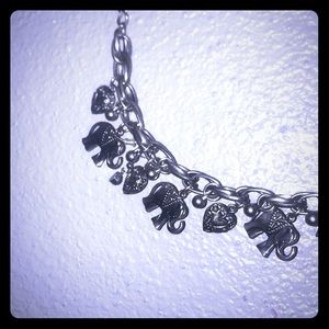 Elephant charm bracelet